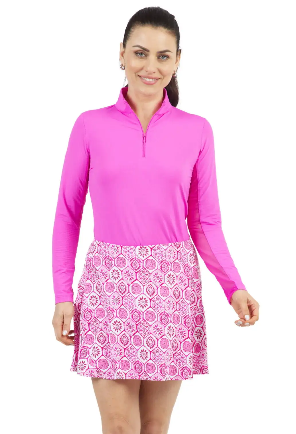 IBKUL Women's Terra Print Swing Skort - 27264