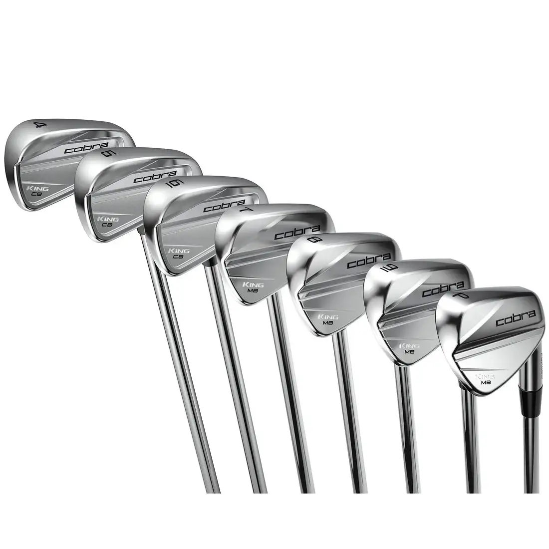 Cobra 2023 King CB/MB Iron Set 4-PW Steel Stiff Flex - Image 2