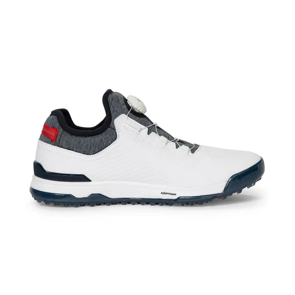 Puma Men's Proadapt Alphacat Disc Golf Shoes White/Navy/Red - Image 3