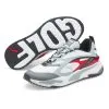 Puma Men's GS-FAST Golf Shoes - Puma White/High Rise/Red