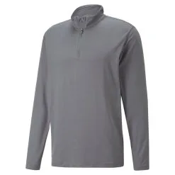 Puma Men's Cloudspun GRYLBL Golf 1/4 Zip Pullover (On-Sale)