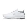 Puma Men's Proadapt Alphacat Leather Golf Shoes - White/Silver