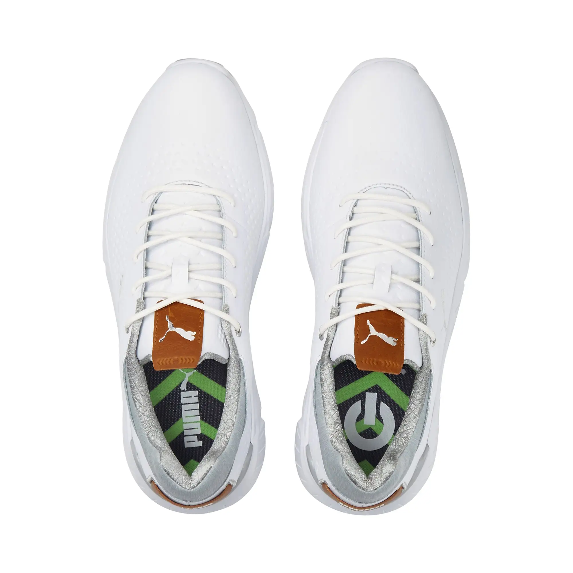 Puma Men's Ignite Articulate Leather Golf Shoes - White - Image 5