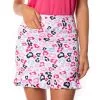 Golftini Womens Big Bang Pull-On Ruffle Stretch Skort 18"