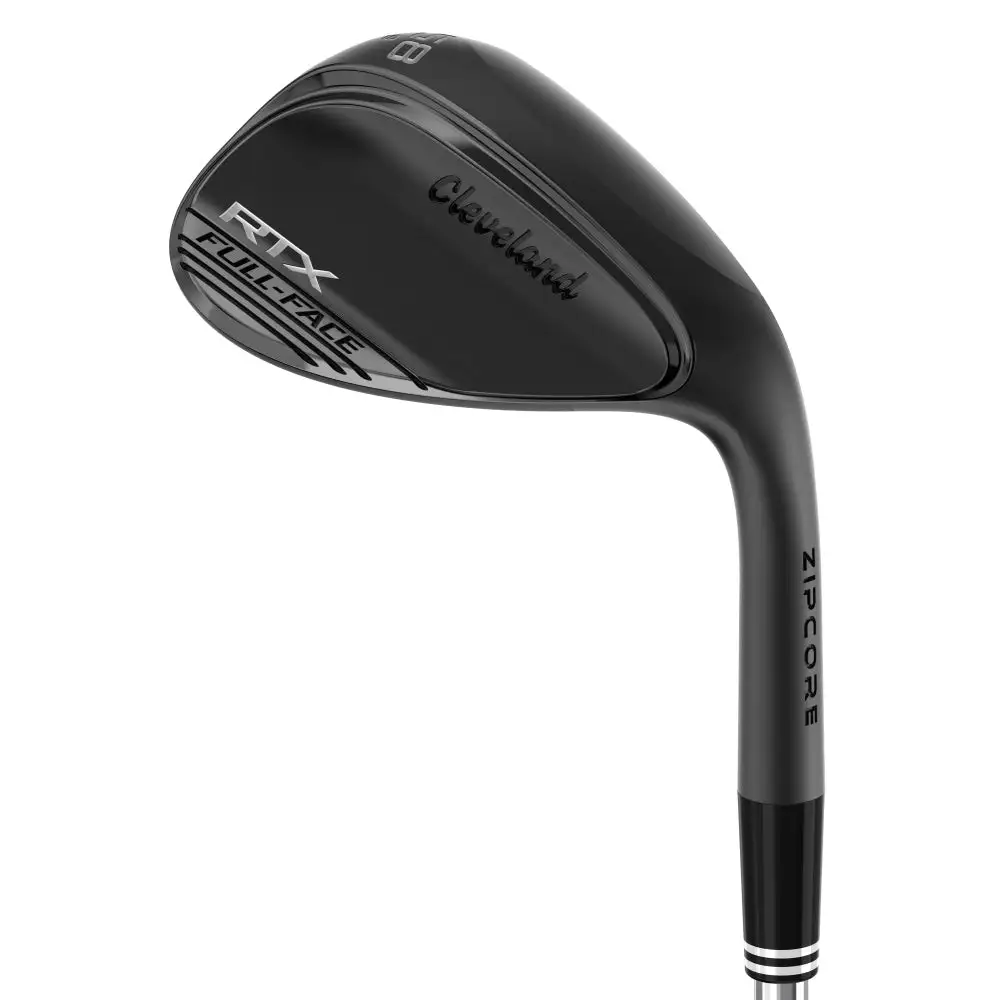 Cleveland RTX Full Face Black Satin Wedge Steel Shaft