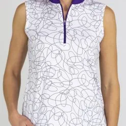Jofit Womens Sleeveless Golf Mock Sierra Swirl #GT253-SSW