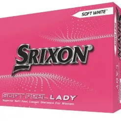 Srixon Soft Feel Lady 8 White Golf Balls 1 Dozen 2023
