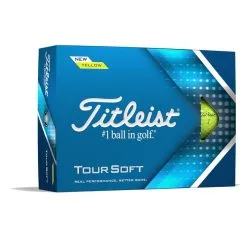Titleist Tour Soft Golf Balls Yellow 2022 Model (1 Dozen)