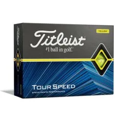 Titleist Tour Speed Golf Balls Yellow (1 Dozen)