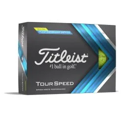 Titleist Tour Speed Golf Balls Yellow 2022 Model (1 Dozen)